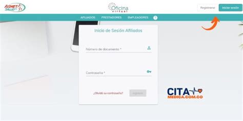 asmet salud sacar cita|Cita Médica